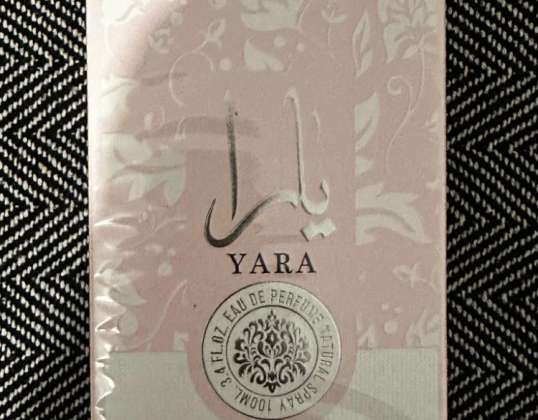 Lattafa Yara Rose 100 ml Eau de Parfum - Tukkukaupan Dubai hajuvesi, 12 kappaleen laatikko