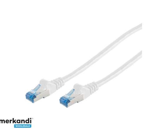 Plākstera kabelis CAT6a RJ45 S / FTP 0 25m baltā krāsā 75711 0.25W
