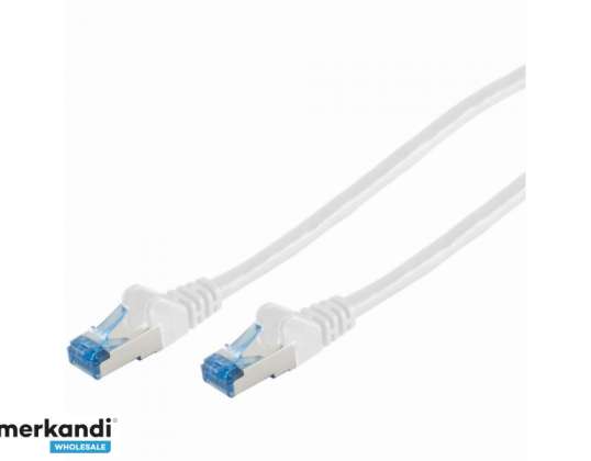 Patch cable CAT6a RJ45 S/FTP 7 5m white 75717 W