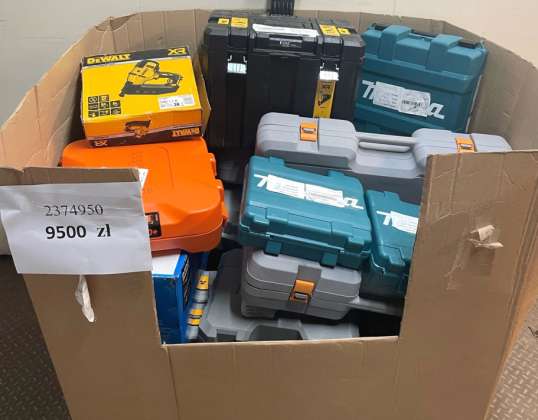 Palete MIX A/B/C 2374950 Ferramentas elétricas: DeWalt, Milwaukee, Makita, Paslode, Titan