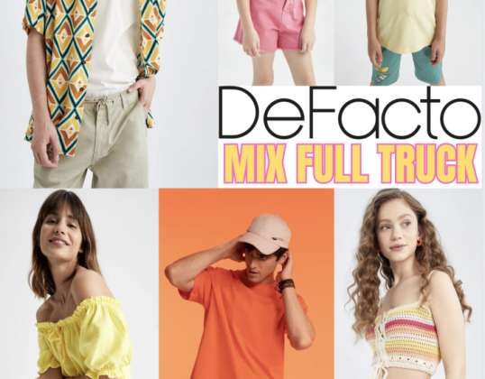 Stock Clothing Mix Summer DeFacto Woman, Man & Kids