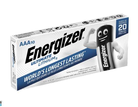 Pilas Energizer Ultimate Litio Micro (AAA) 10 uds.