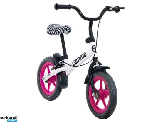 Balancecykel med bremse Nemo 11&quot; pink 3 GIMME