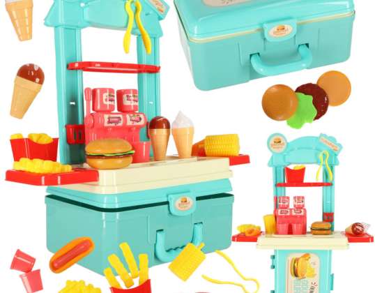 Shop bar ice cream parlor set for children suitcase PICNIC accessories