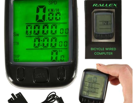 Vodotesný drôtový tachometer na bicykel 25 v 1