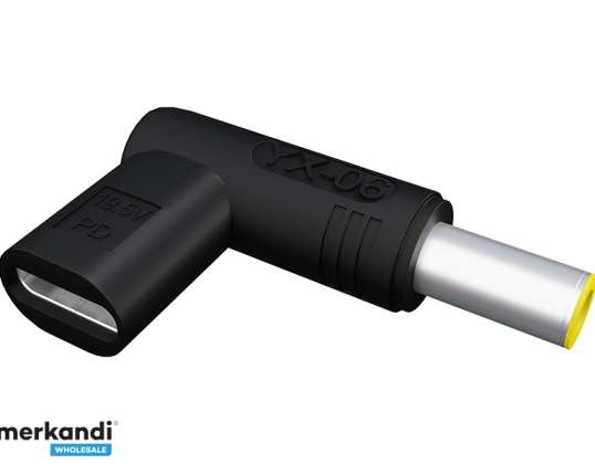Adapter USB gniazdo USB C wtyk DC2 5/5 5 76 092#