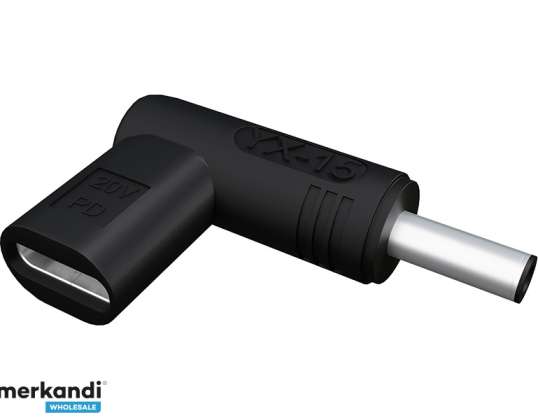Adapter USB gniazdo USB C wtykDC1 35/4 0 76 095#