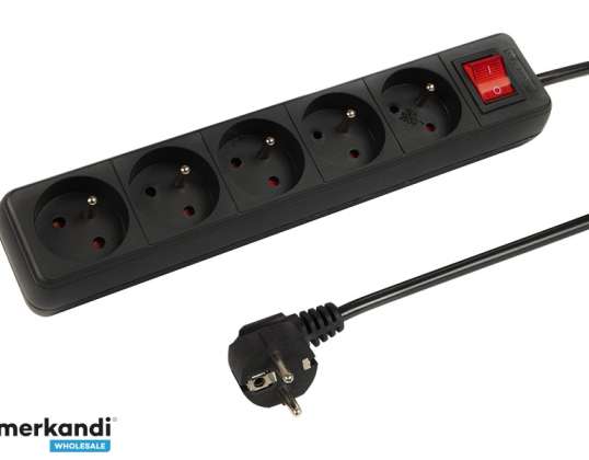 Power Extension Cable PR 570WSP 5 Sockets 98 047#
