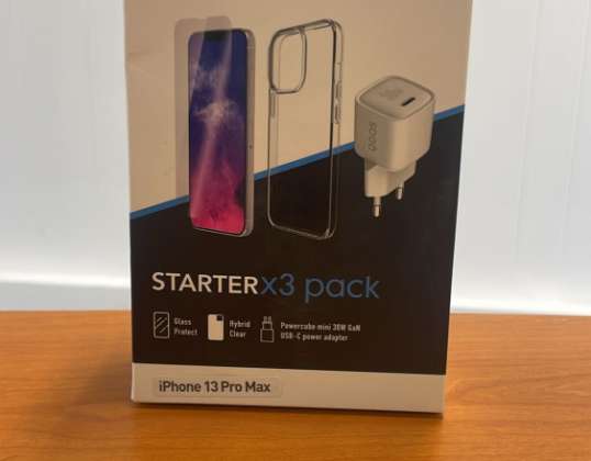 Qdos - QDOS Starter Pack - iPhone 13 Pro Max - Klarsichthülle