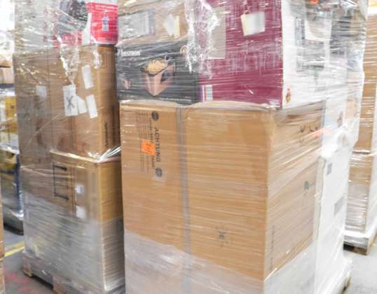 33 pallets A B C Goods – Returned Goods / Microwave Coffee Maker