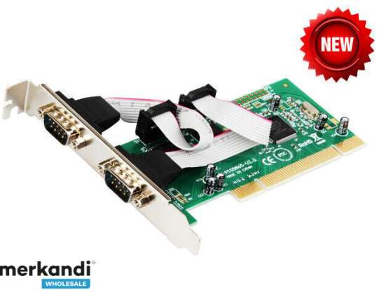 IOCREST 2x Porturi seriale RS-232 COM Controller Card PCI Full Height/Half Height