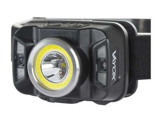 LED-Scheinwerfer Wiederaufladbare Stirnlampe mit Bewegungssensorkopf XTE 5W COB 10W VA0025 VAYOX