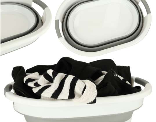 Foldable laundry bowl silicone strong 25L