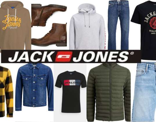 NIEUW!  JACK&JONES collectie voor heren! Voorraad kleding en schoenen tegen groothandelsprijs!