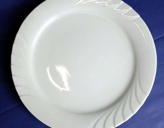 Porcelain dinner plate 30 cm white