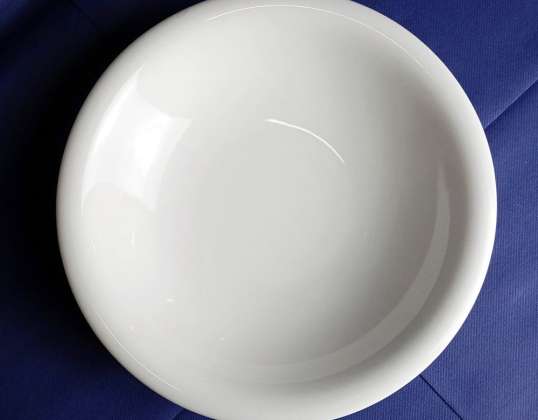 Porcelain dinner plate 26 5 cm white