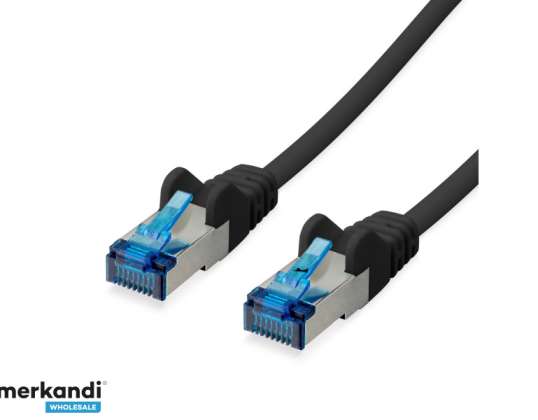 Пач кабел CAT6a RJ45 S/FTP 0 25m черен 75711 0.25S