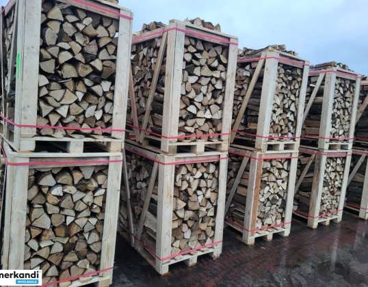 Tűzifakeverék tölgy, lengyel bükk, 30cm rönkfa - mesterségesen szárított