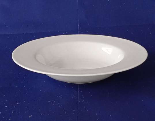 Фарфоровая тарелка 23 см белая TP T0496 T29