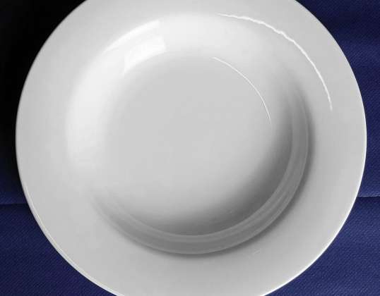 Porcelain plate 22 5 cm white TP T038 T50 24