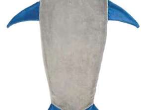 Undinės uodegos antklodė vaikams MERMAIDREAM ryklys
