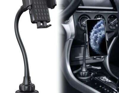 AUKEY Universal Adjustable Car Cup Holder, Car Cup Holder Phone Holder, Black HD-C46AUKEY Car Cup Holder Phone Holder, Black HD-C46