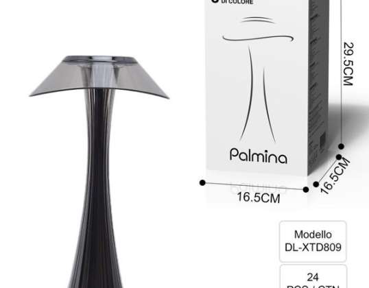 Lampă de masă LED proiectată de celebrul Adam Tihany care amintește prin forma sa de Space Needle, reperul orașului Seattle.