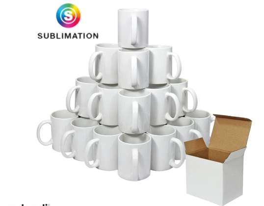 350ml Sublimation Mugs, Designed for Sublimation, White Mugs