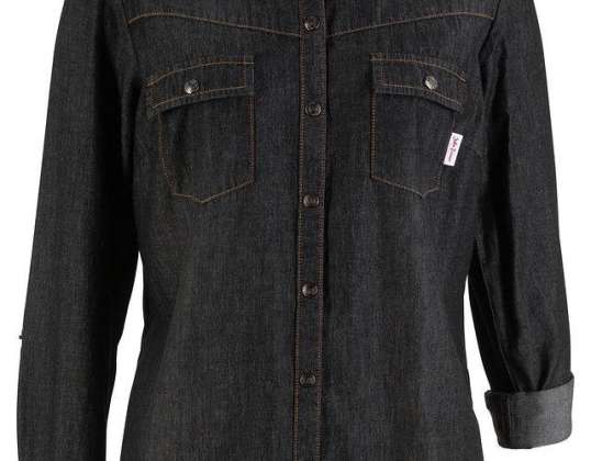 Women's denim shirt, new model, women's, A ware, mail order,