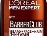 LOREAL MEN EXPER BARBBER CLUB 3IN1 barzdos plaukų ir veido ploviklis 200 ml