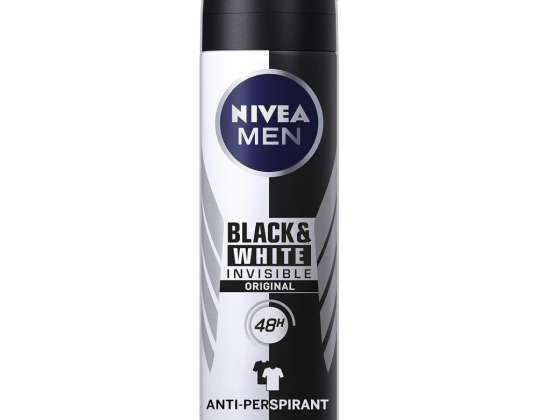 NIVEA MEN INVISIBLE VOOR ZWART-WIT A/P ROLL ON SPRAY 250ML