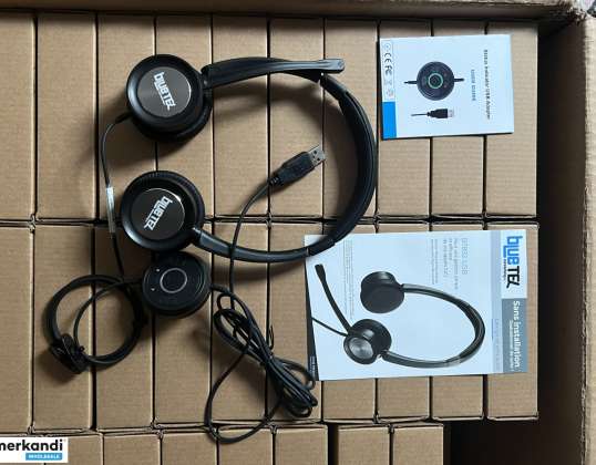 Bluetel BT892-USB Wired Professional Mic Headset with Mic and Controls
