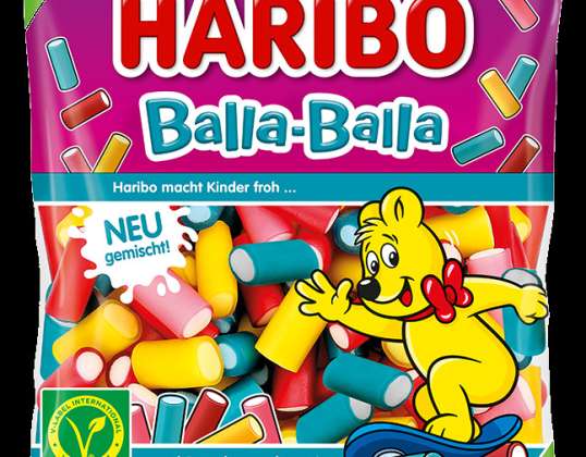 HARIBO BALLA BALLA VEGGIE 160G BT