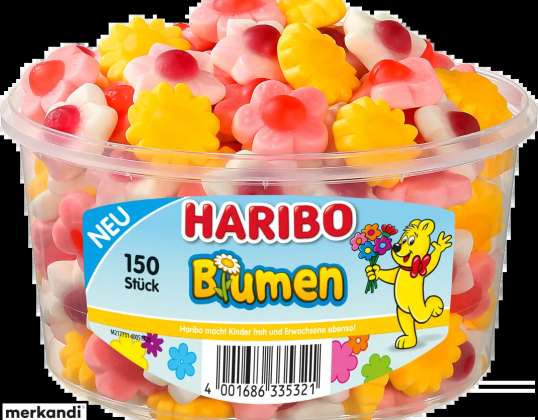 HARIBO COLORFUL FLOWERS 150 PCS 1000G DS