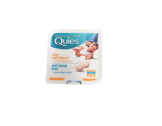 QuiES Bulk Ear Plugs - 8 Pairs Pack for Effective Noise Reduction &amp; Comfort