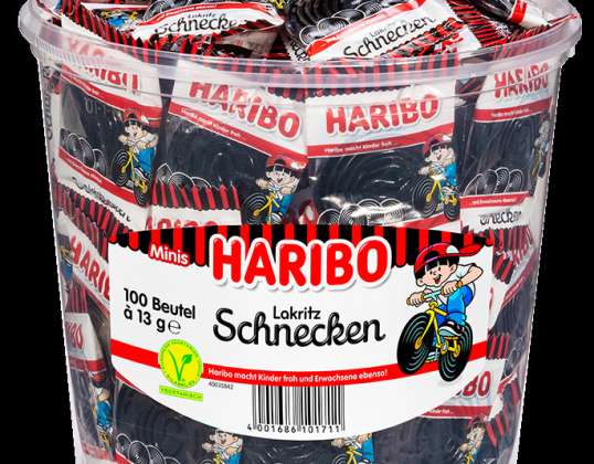 HARIBO SNAILS ROTELLA 100ST DS