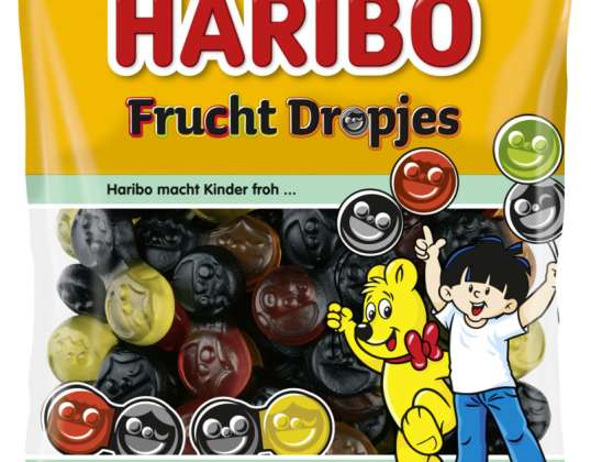 HARIBO FRUIT DROPJES 160Г BT