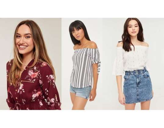 Sommerbekleidung für Damen - Mix Brands - Großhandel mit verschiedenen Stilen