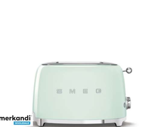 Smeg Toaster 2 Slots 50s Style Pastel Green TSF01PGEU