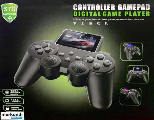 CONTROLADOR GAMEPAD - JUGADOR DE JUEGOS DIGITAL CON 520 JUEGOS EN UNO, SKU: 503 (Stock en Polonia)