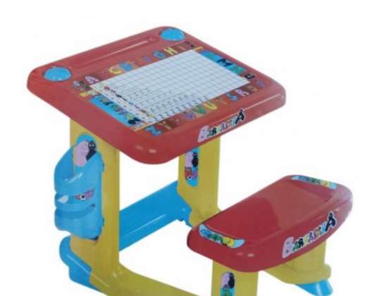 BARBAPAPA' SCHOOL DESK PLASTIC Desk Game Studio Toy
