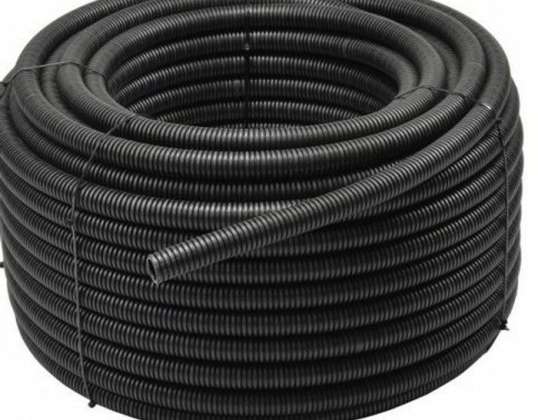 Tubo canelado UV preto 20/16 750N (50m)