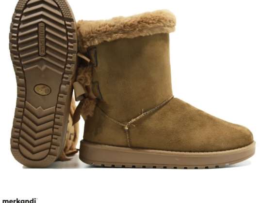 DAMEN WARME WINTERSTIEFEL SNUGG SCHNEE THERMOPELZ GEFÜTTERT KNÖCHEL FLACHE STIEFELETTEN GRÖSSE