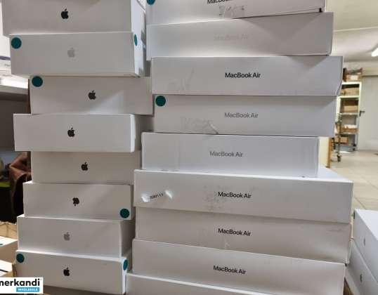 "Apple MacBook" – "Pro 16/14/13", "Macbook Air" | A klasė | Original Box & Accs | 12 mėnesių B2B garantija