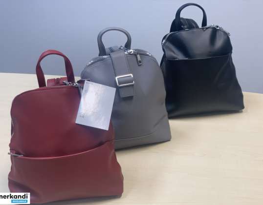 EXPORT OUTSIDE THE EU ONLY. Lady Bags, Back Bags, Lady Shopper REAL LEATHER 4 Colors