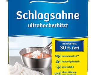 30% cream for only €3.15/pc. Minimum order 360 pieces. Available in stock in Germany!