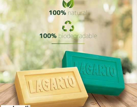 Prírodné blokové mydlo na oblečenie od spoločnosti LAGARTO