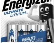 Ultimate Lithium Mignon (AA) батареи в недорогой упаковке - 4 шт., мощные и долговечные