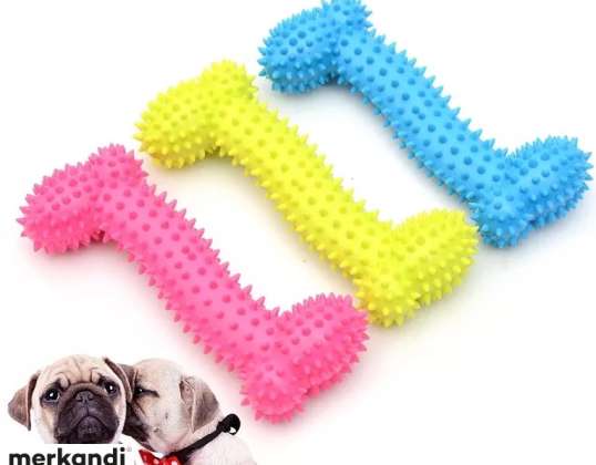 TEETHER RUBBER TOY FOR DOG BONE