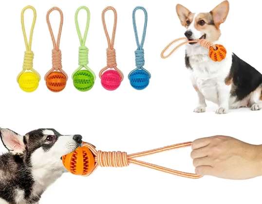 DOG TOY RUBBER TEETHER JERK 30CM